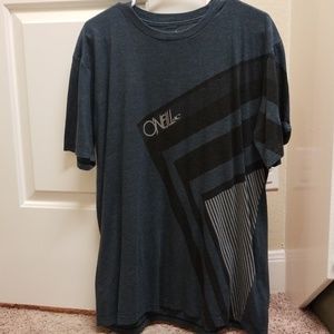 Mens O'Neill T-Shirt, Dark Blue-Gray XL